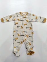 Cargar imagen en el visor de la galería, Gerber Baby Boy Animals Zip-Up Footie Coverall Sleepwear
