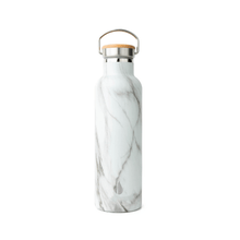 Afbeelding in Gallery-weergave laden, Elemental Classic 750ml Stainless Steel Water Bottle - White Marble
