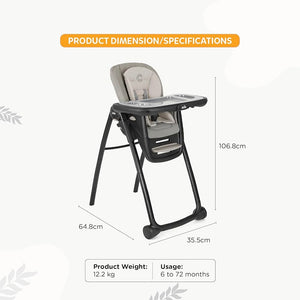 Joie Multiply 6-in-1 High Chair - Speckled