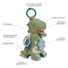 Carregar imagem no visualizador da galeria, Itzy Ritzy - Bitzy Bespoke™ Link &amp; Love™ Teething Activity Toy - Dinosaur
