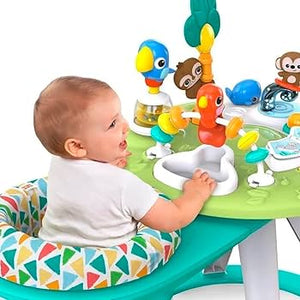 Bright Starts Around We Go - 2-in-1 Walk-around Activity Center & Table (Tropic Cool)