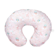 Load image into Gallery viewer, Boppy Pillow Cover - Pink Unicorn &amp; Castle
