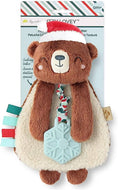 Itzy Ritzy - Holiday Itzy Lovey™ Plush And Teether Toy - Cocoa the Bear