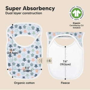 Keababies 1pc Hallo Drool Bibs (Beach Day)