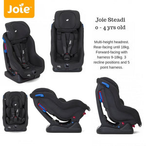 Joie Steadi Convertible Car Seat - Coal