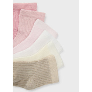 Mayoral 6 pairs Baby Girl Pink Socks Set