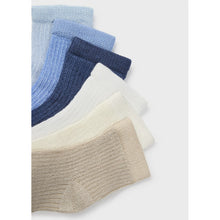 Load image into Gallery viewer, Mayoral 6 pairs Baby Boy Blue Socks Set
