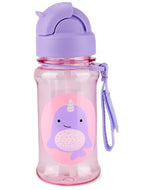 Skip Hop Zoo Tritan Renew Straw Bottle (12M+) - Narwhal