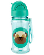 Skip Hop Zoo Tritan Renew Straw Bottle (12M+) - Pug