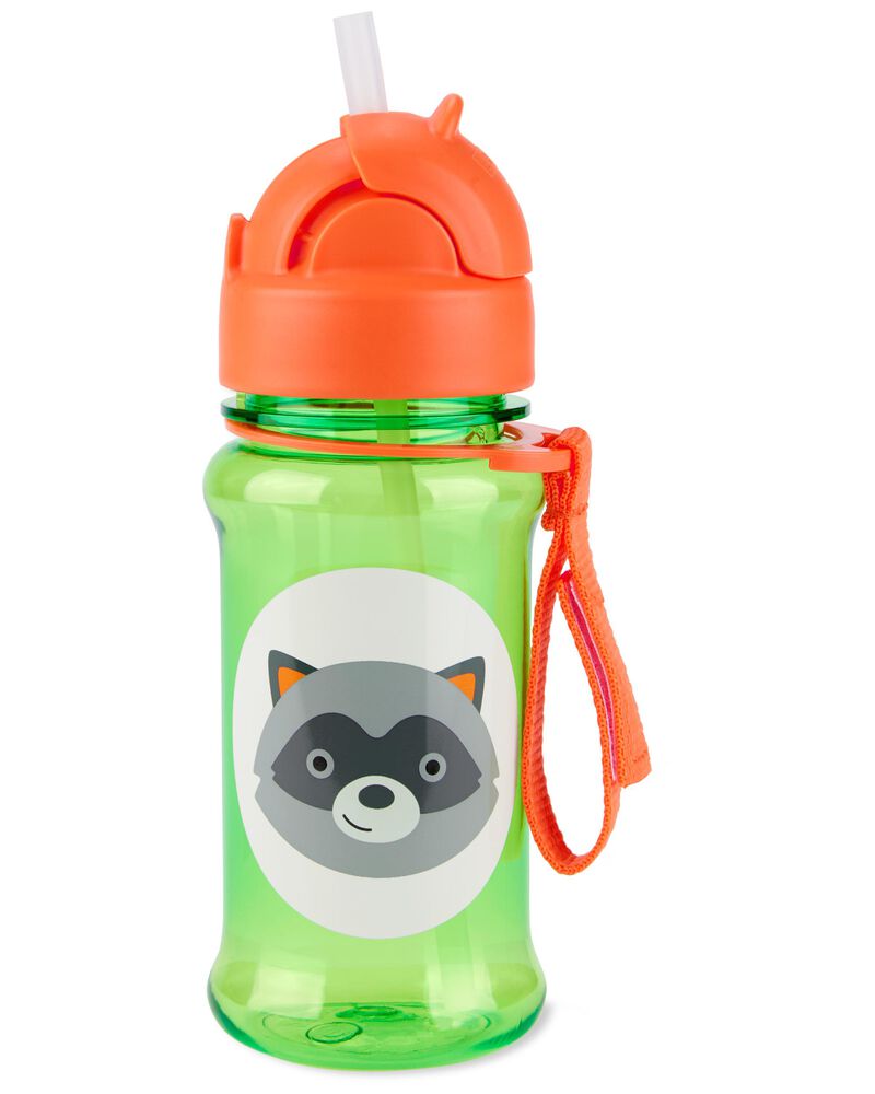 Skip Hop Zoo Tritan Renew Straw Bottle (12M+) - Raccoon