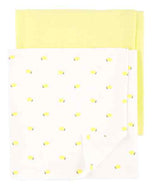 Carter's Baby 2pk Waffle Knit Yellow Blanket