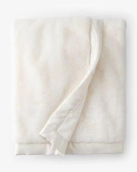 Carter's 1pc Baby Neutral Plush Blanket - Ivory