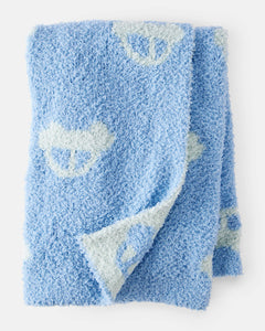 Carter's 1pc Baby Boy Stroller Blanket - Blue