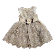 Bonnie Jean Toddler Girl Floral Embroidered Ballerina Dress