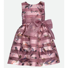 Load image into Gallery viewer, Bonnie Jean Kid Girl Mila Shadow Stripe Party Dress
