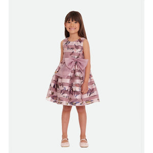 Bonnie Jean Kid Girl Mila Shadow Stripe Party Dress