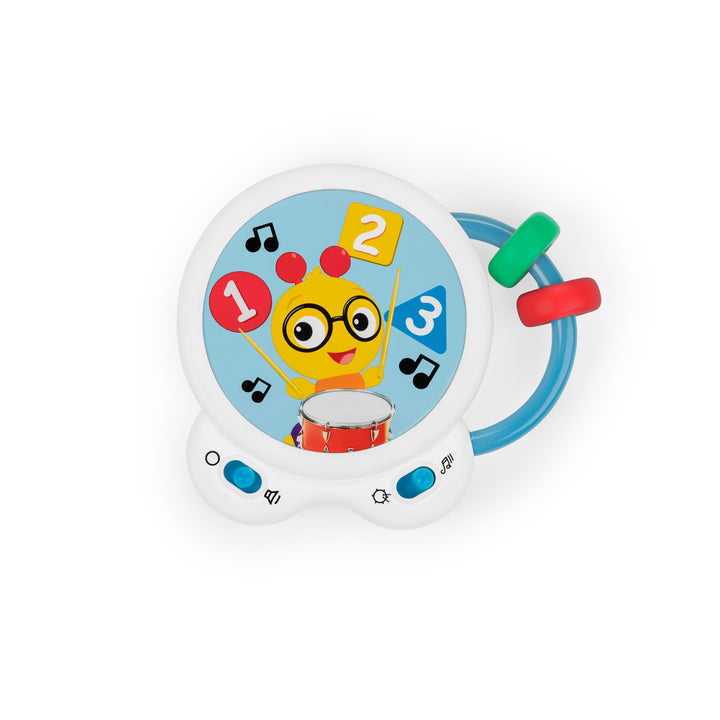 Baby Einstein Tiny Tempo Musical Toy Drum, Ages 3+ months