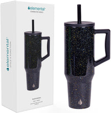 Cargar imagen en el visor de la galería, Elemental Commuter Tumbler 1180ml - Black Speckle
