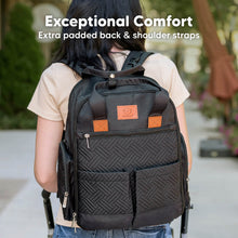Load image into Gallery viewer, KeaBabies Bree Diaper Backpack - Charcoal

