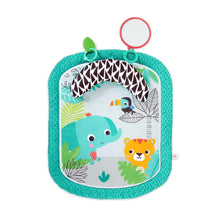 Afbeelding in Gallery-weergave laden, Bright Starts Totally Tropical Prop &amp; Play Tummy Time Activity Mat

