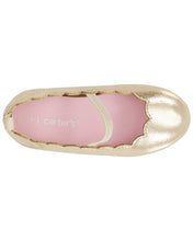 Load image into Gallery viewer, Carter's Toddler Girl Ballet Flats- Gold
