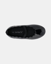 Load image into Gallery viewer, Carter's Toddler Girl Scallop Edge Shiny Dress Shoes - Black
