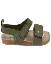 Load image into Gallery viewer, Carter&#39;s Baby Boy Alligator Cork Sandal Crib Shoes
