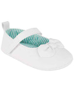 Carter's Baby Girl White Mary Jane Crib Shoes