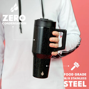 Elemental Commuter Tumbler 946ml - Black Speckle