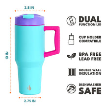 Load image into Gallery viewer, Elemental Commuter Tumbler 946ml - Blue Tie Dye

