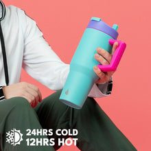 Load image into Gallery viewer, Elemental Commuter Tumbler 946ml - Blue Tie Dye
