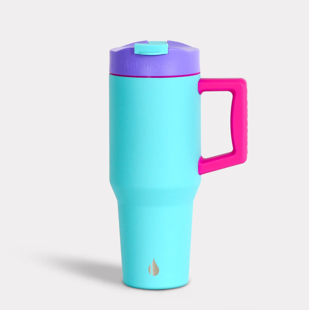 Elemental Commuter Tumbler 946ml - Blue Tie Dye