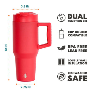 Elemental Commuter Tumbler 946ml - Red