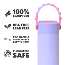 Carregar imagem no visualizador da galeria, Elemental Core 532ml Pop-it Bottle - Lilac Tie Dye
