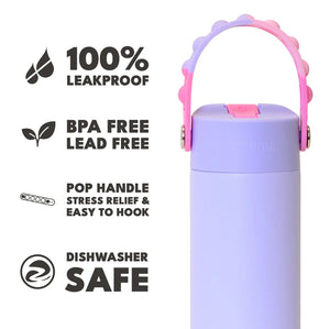 Elemental Core 532ml Pop-it Bottle - Lilac Tie Dye
