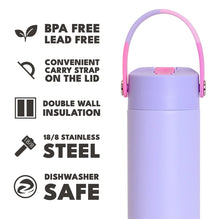 Carregar imagem no visualizador da galeria, Elemental Core Bottle 709ml - Lilac Tie Dye
