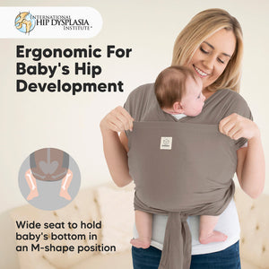 Keababies D-Lite Baby Wrap Carrier - Copper Gray