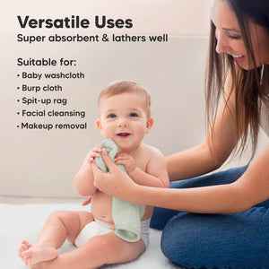 Keababies - Panos de banho de luxo para bebês (Rosa Blush)