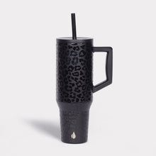 Load image into Gallery viewer, Elemental Commuter Tumbler 1180ml - Black Leopard
