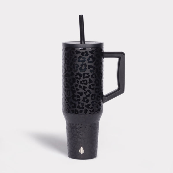 Elemental Commuter Tumbler 1180ml - Black Leopard