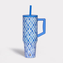 Load image into Gallery viewer, Elemental Commuter Tumbler 1180ml - Blue Tile
