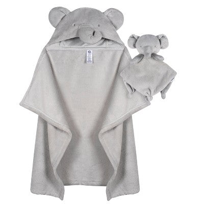 Gerber 2pc Blanket Set - Gray Elephant