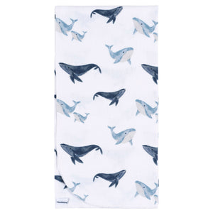 Gerber 4pc Flannel Blankets - Whale