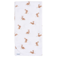 Cargar imagen en el visor de la galería, Gerber 4pc Flannel Blankets - Flowers &amp; Bunnies
