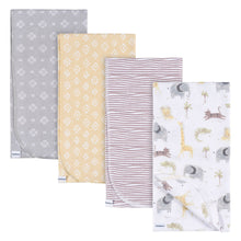 Cargar imagen en el visor de la galería, Gerber 4pc Flannel Blankets - Safari
