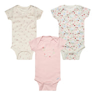 Gerber 3pc Baby Girl It's a Lovely Day Bodysuit Set