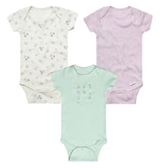 Gerber 3pc Baby Girl Love and Hugs Bodysuit Set