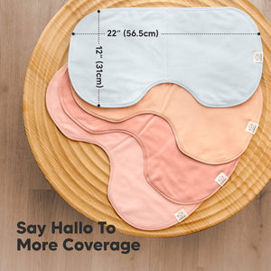 Keababies 1pc Hallo Burp Cloths (Flora Dew)