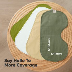 Keababies 1pc Hallo Burp Cloths (Palms)