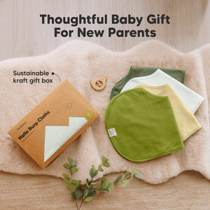 Keababies 1pc Hallo Burp Cloths (Palms)